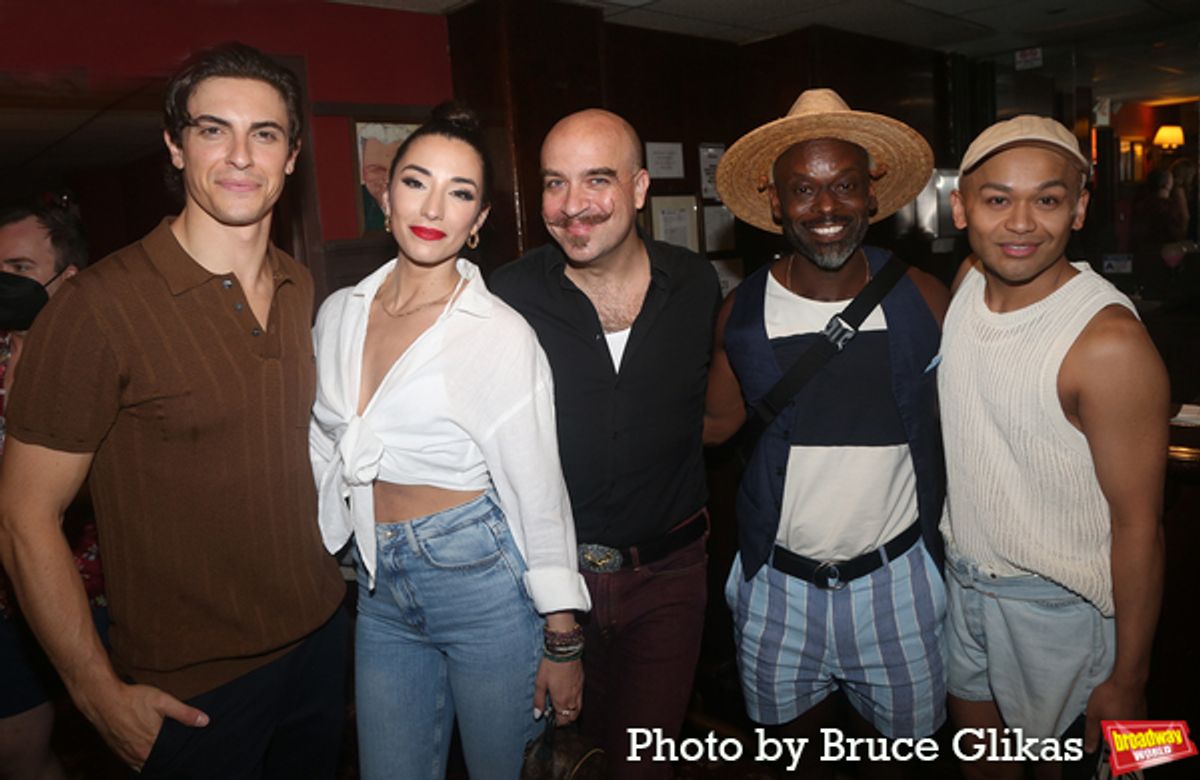 Derek Klena, Ashley Loren, Eric Anderson, Sahr Ngaujah and Jeigh Madjus  at 