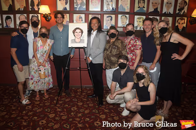Alex Timbers and the cast of "Beetlejuice" Photo