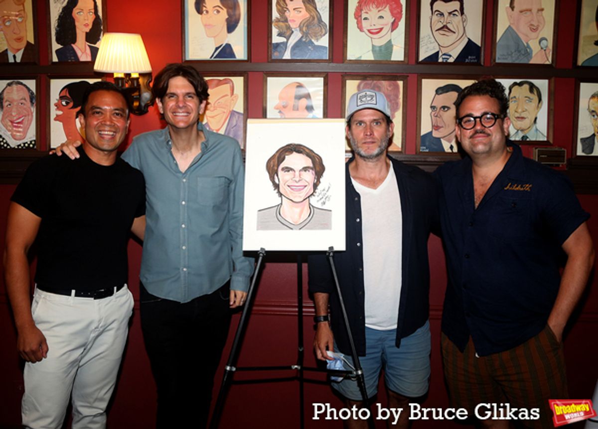 Jose Llana, Alex Timbers, Steven Pasquale and Greg Hildreth at 