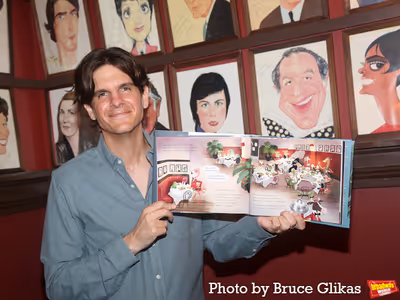 Alex Timbers and his new book "Broadway Bird" Photo