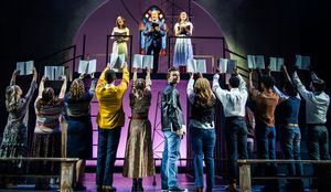 Michelle Mallardi, John Hillner, Tia Karaplis, Peyton S. Cassity, and Ensemble Photo