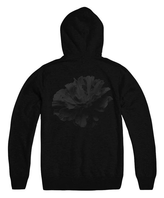 Flower Hoodie With Sleeve Logo