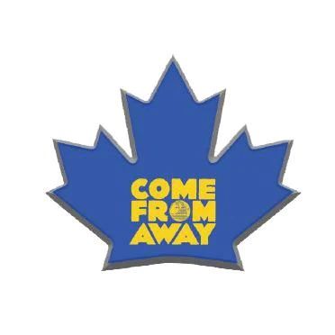 Come From Away Blue Leaf Pin