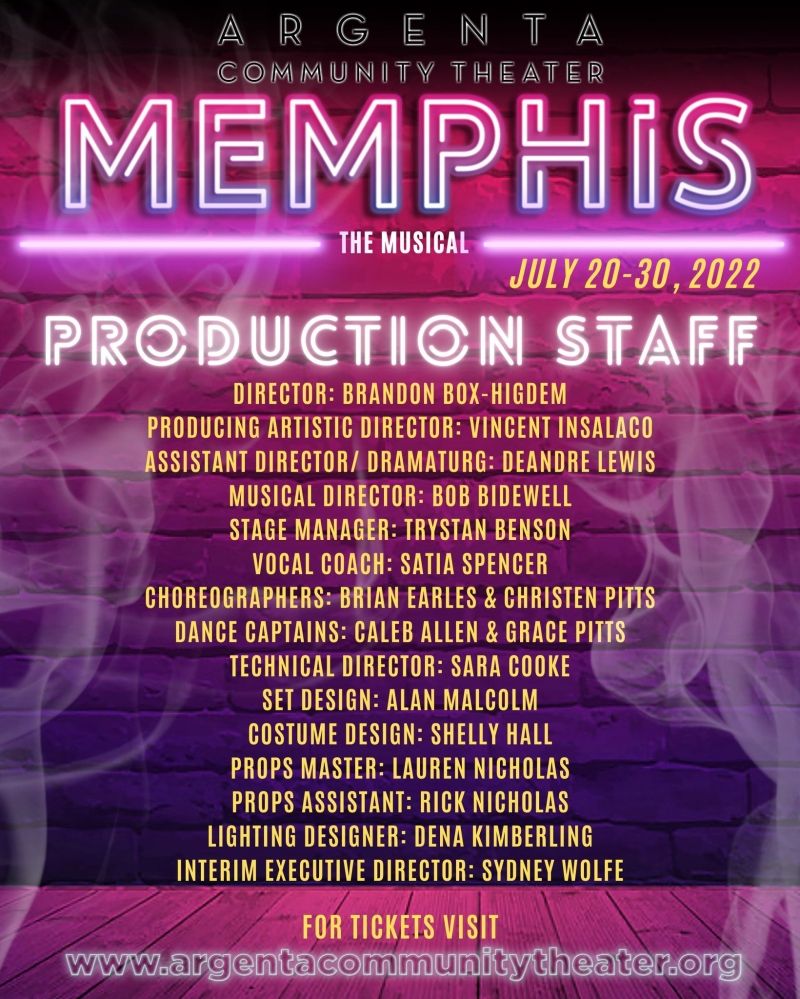 Review: MEMPHIS THE MUSICAL at Argenta Community Theatre Addresses Racial Tension and Change During the Rise of Rock-N-Roll  Image