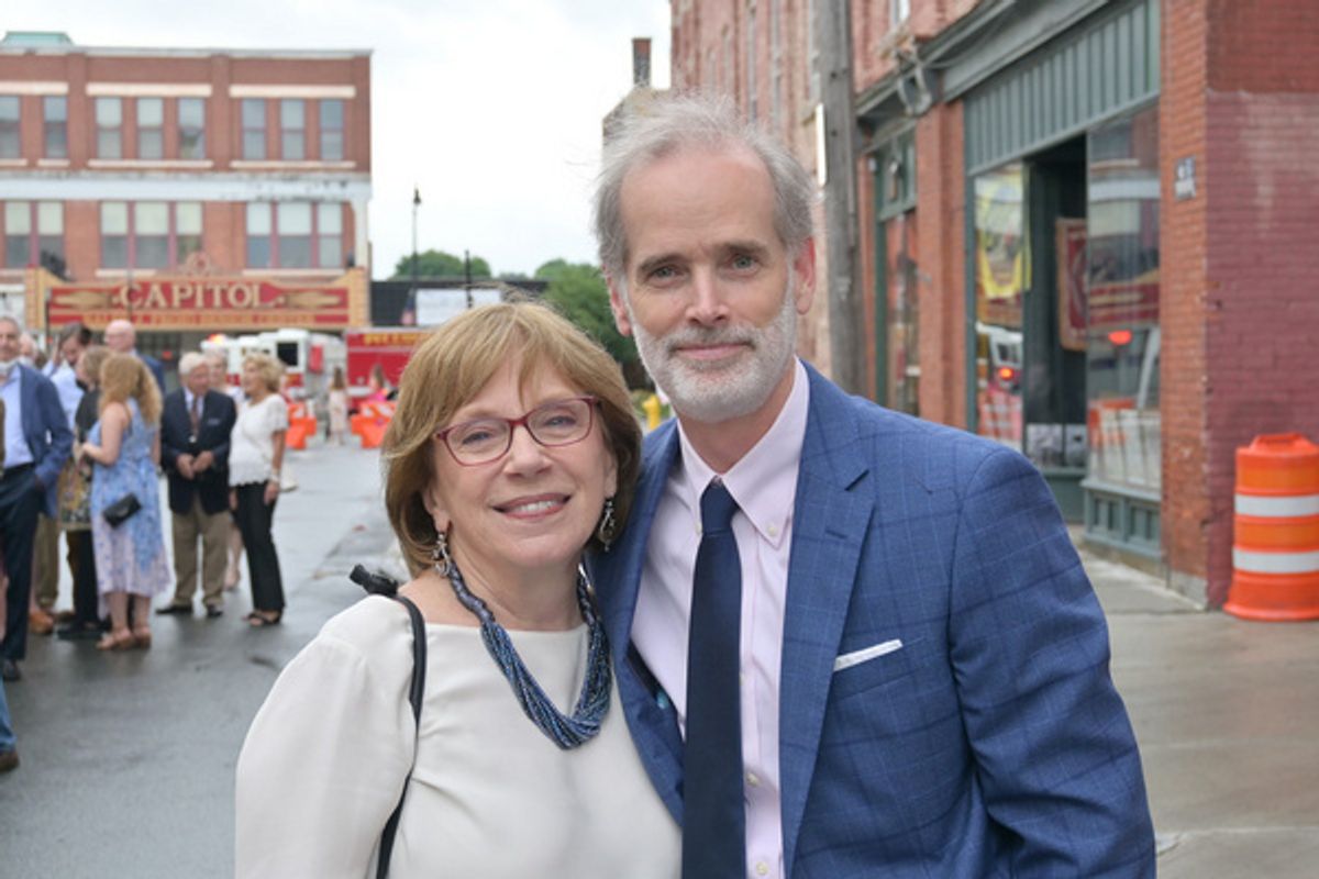 BSC Artistic Director Julianne Boyd with The Transport Group''s Jack Cummings III at 