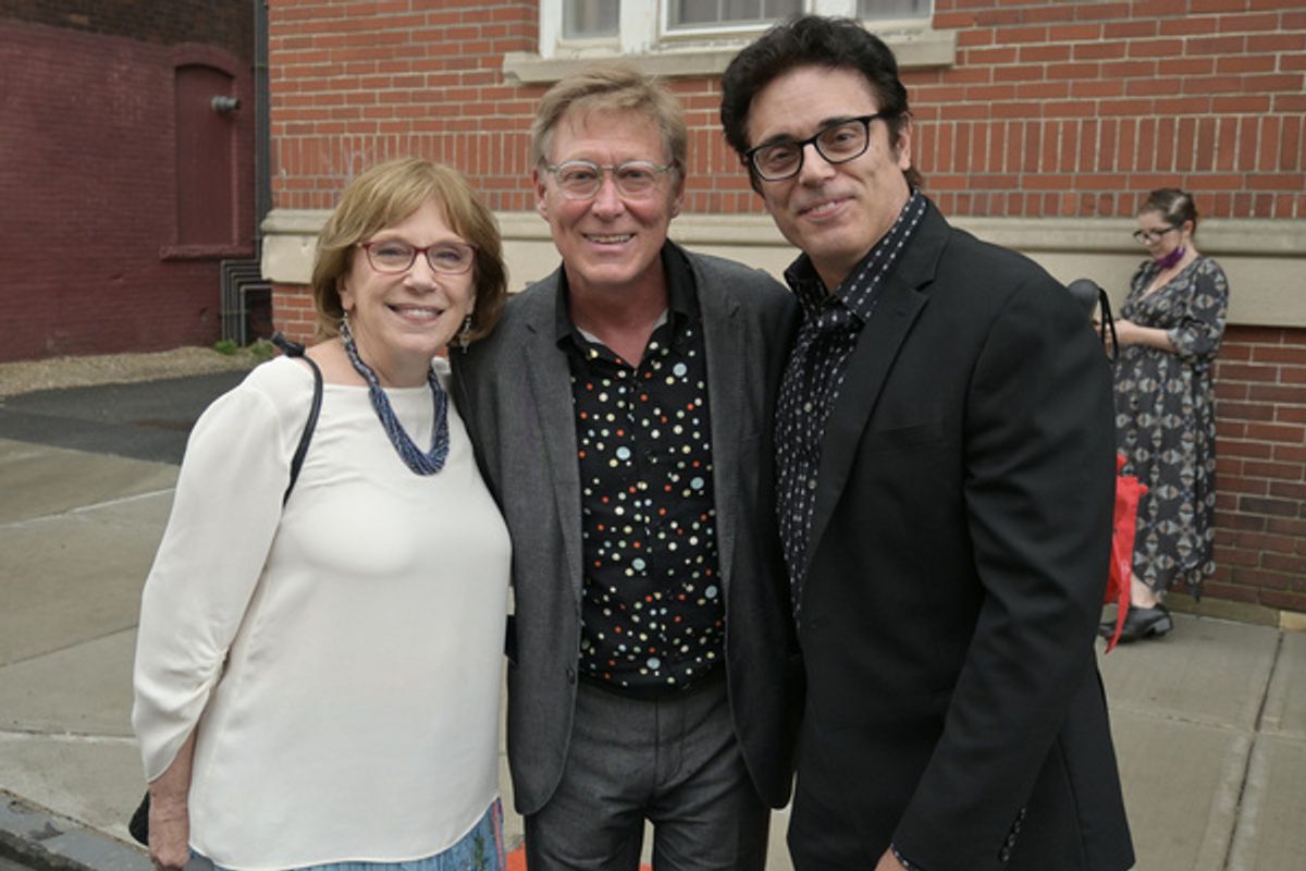 Julianne Boyd and choreographers Robert LaFosse and Nicholas Garr at 