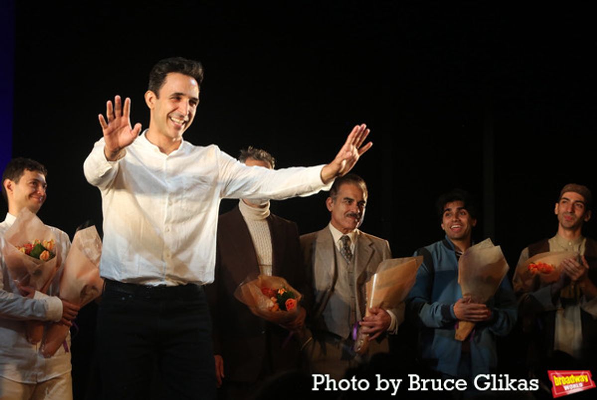 Amir Arison and the cast at 