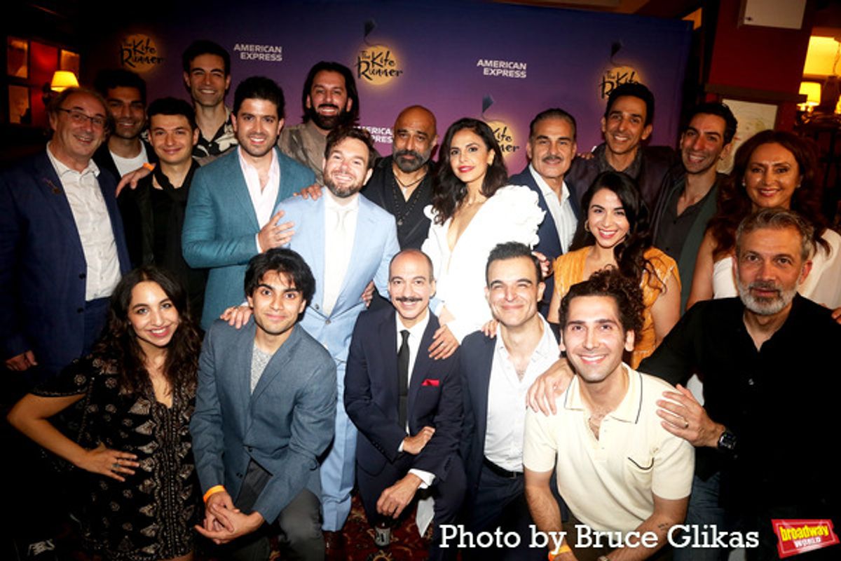 (L-R) Back Row: Director Giles Croft , Haris Pervaiz, Mazin Akar and Salar Nader

(L-R) Middle Row: Eric Sirakian , Beejan Land, Associate Director Damian Sandys, Faran Tahir, Azita Ghanizada, Houshang Touzie, Amir Arison, Joe Joseph and Cultural Consultant Humaira Ghilzai

(L-R) Front Row: Dea Julien. Danish Farooqui, Evan Zes, Alex Purcell, Christine Mirzayan, Amir Malaklou and Dariush Kashani at 