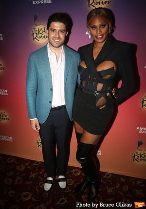 Beejan Land and Laverne Cox @ BroadwayWorld Beejan Land and Laverne Cox Photo
