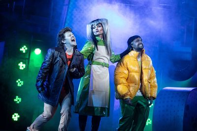 Jonny Weldon, Kate Fleetwood and George Bukhari  Photo