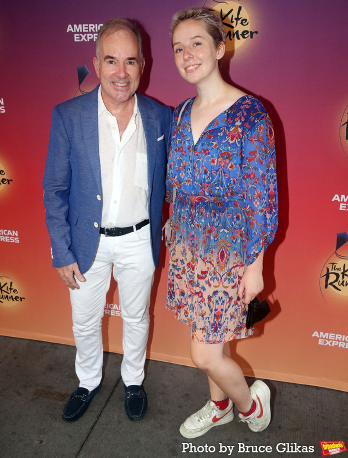 Stephen Flaherty and niece Madeline at 