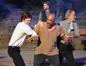Ethan Haslam, Justin Blanchard, Clarence Powell and Frank Krueger Photo