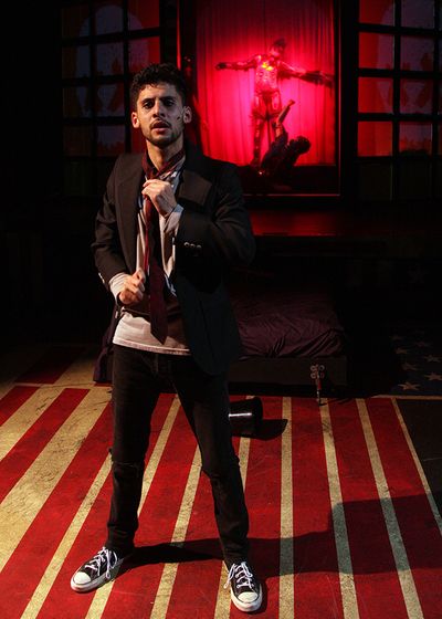 Jared Machado in Chance Theater's production of "Green Day's American Idiot." Photo b Photo
