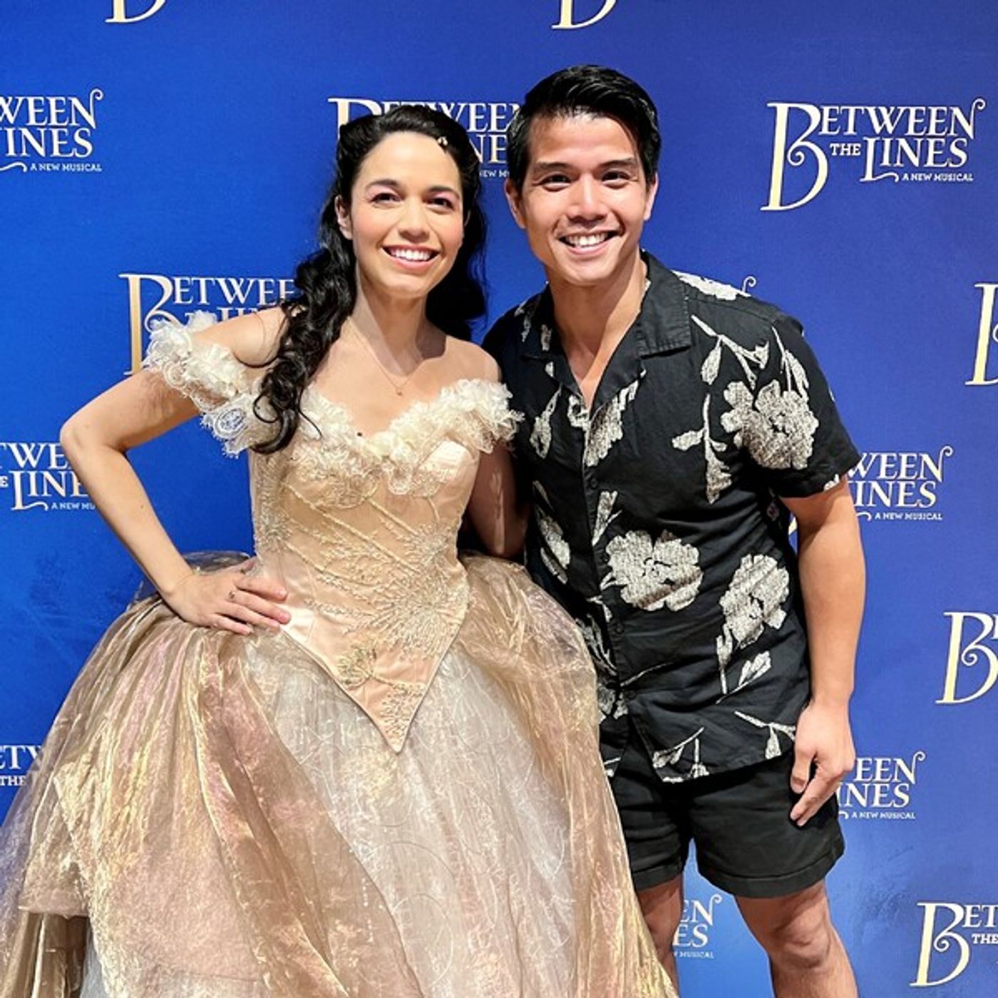 Photos: Former ALADDIN Co-Stars Telly Leung & Arielle Jacobs Reunite at BETWEEN THE LINES  Image