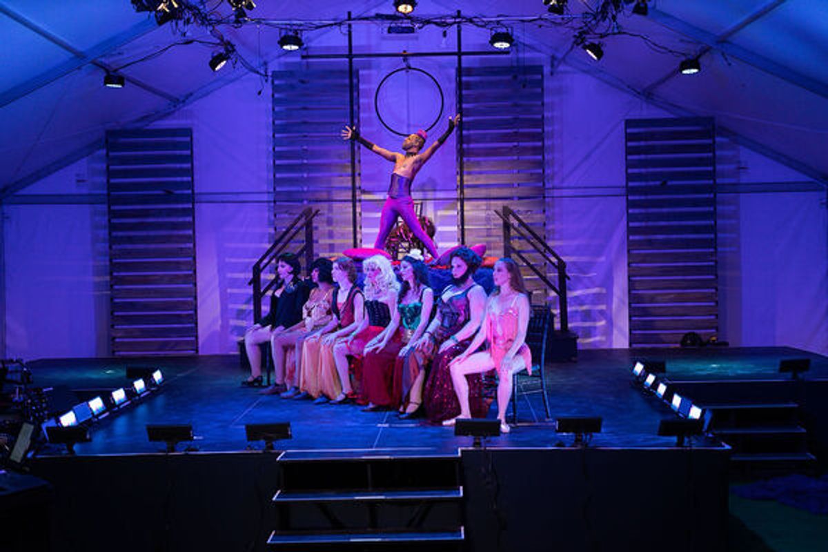 The cast of Pippin at Photos: First Look at PIPPIN at Madison Lyric Stage