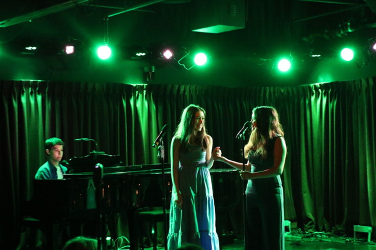 Joshua Turchin with Tori Feinstein and Hayley Feinstein at 