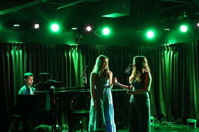 Joshua Turchin with Tori Feinstein and Hayley Feinstein Photo