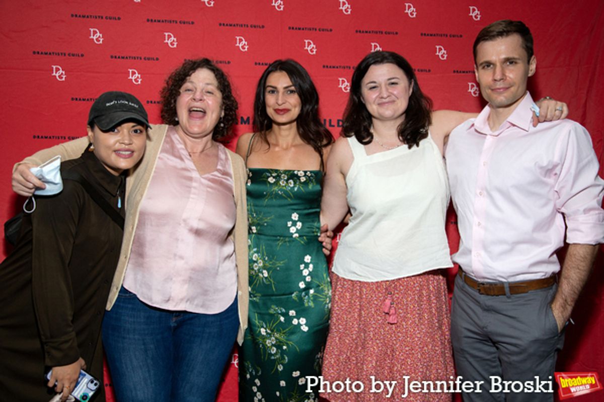 Ren Dara Santiago, Lucy Thurber, Martyna Majok, Jenna Worsham, Josiah Bania at 