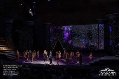 Cast of Joseph at Tuacahn Amphitheatre Photo