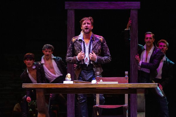 Photo Exclusive: First Look at Ben Fankhauser, Jackie Burns, and More In SOMETHING ROTTEN! At Broadway at Music Circus — photo 13 of 26