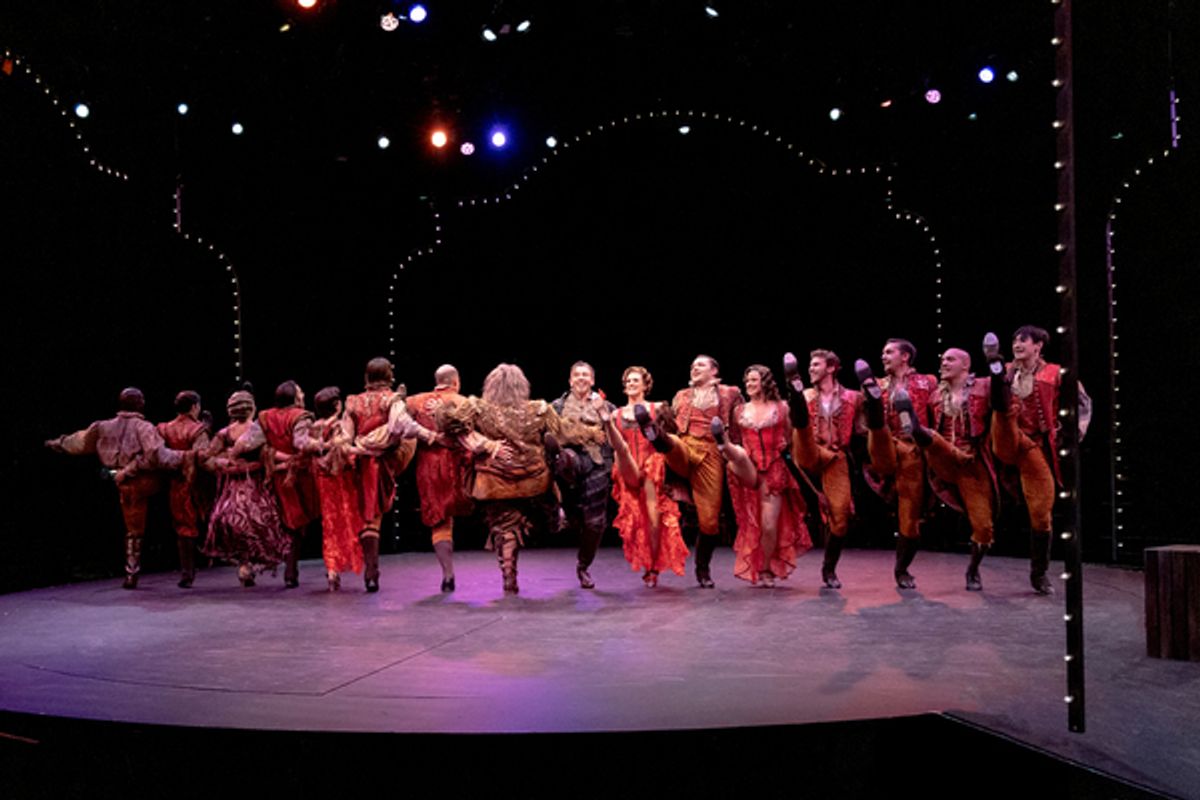 The company of the Broadway At Music Circus production of SOMETHING ROTTEN! at Photo Exclusive: First Look at Ben Fankhauser, Jackie Burns, and More In SOMETHING ROTTEN! At Broadway at Music Circus