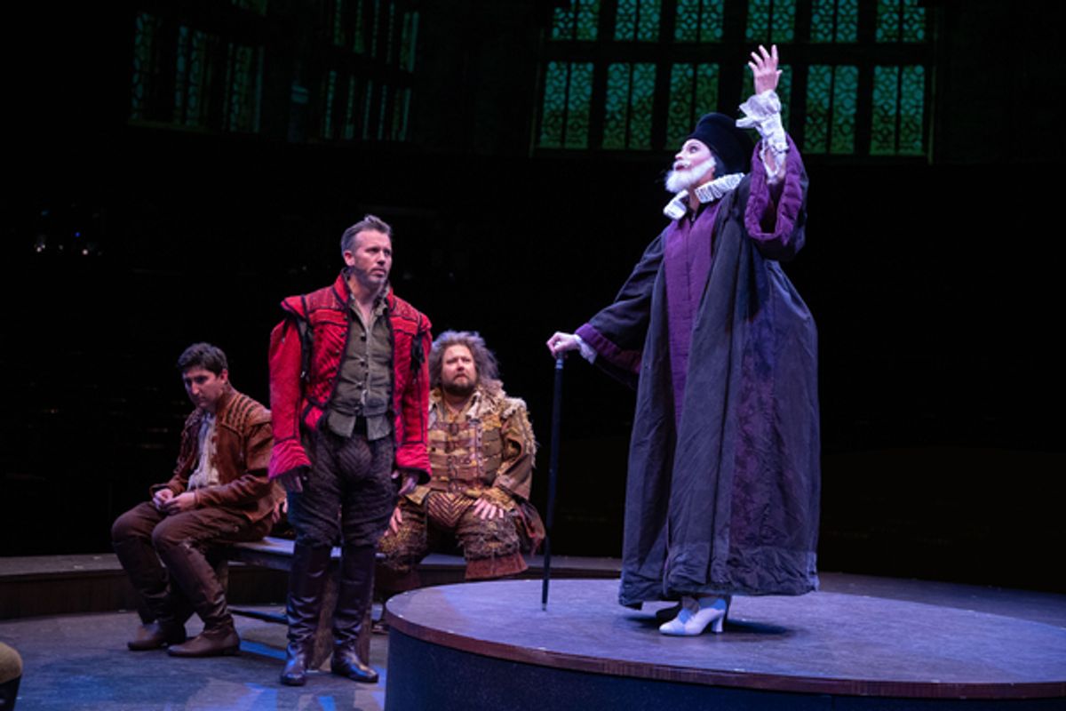 Ben Fankhauser, Matt Loehr, Josh Lamon and Jackie Burns at 