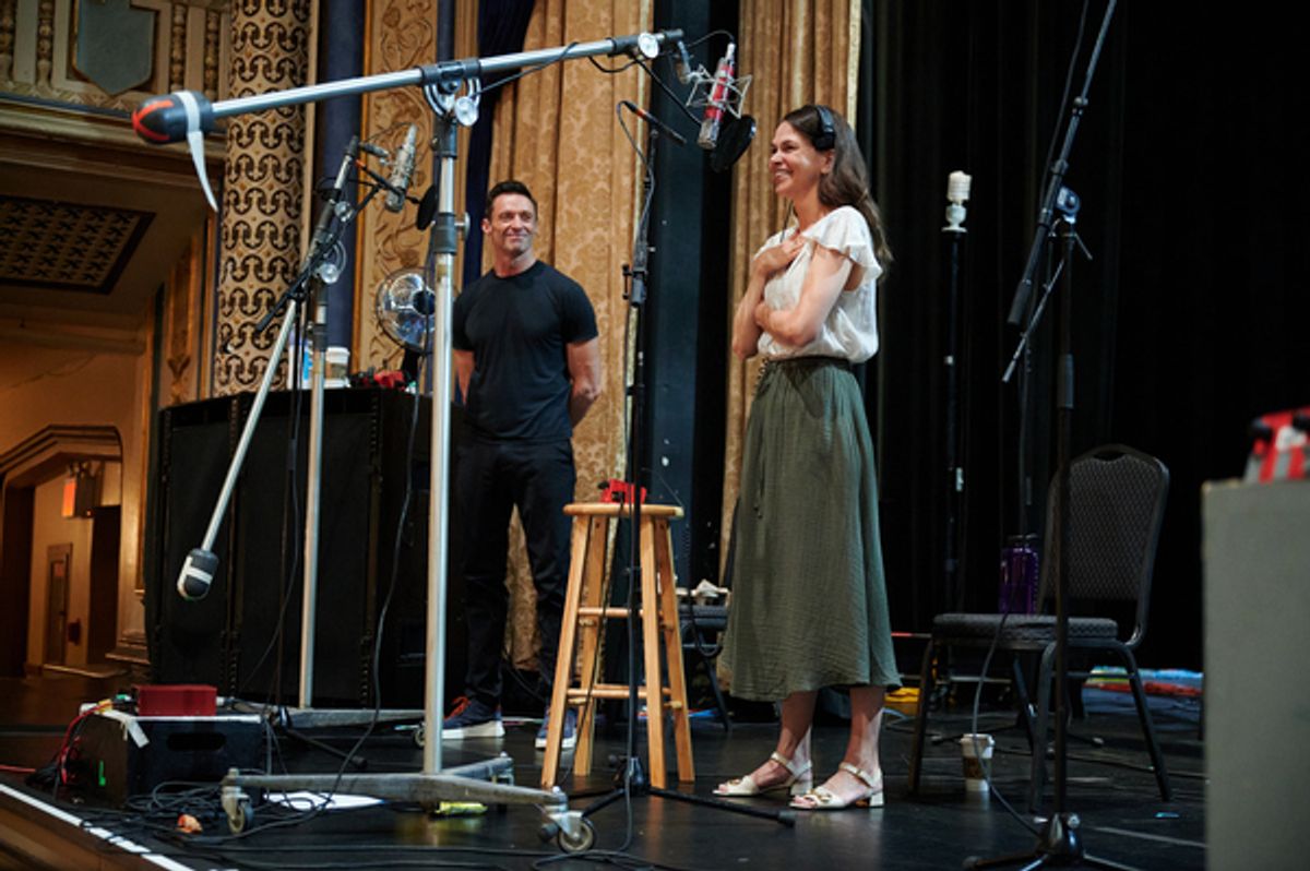The cast of The Music Man at Photos: THE MUSIC MAN to Release New Broadway Cast Recording - Get a First Look at the Recording Session