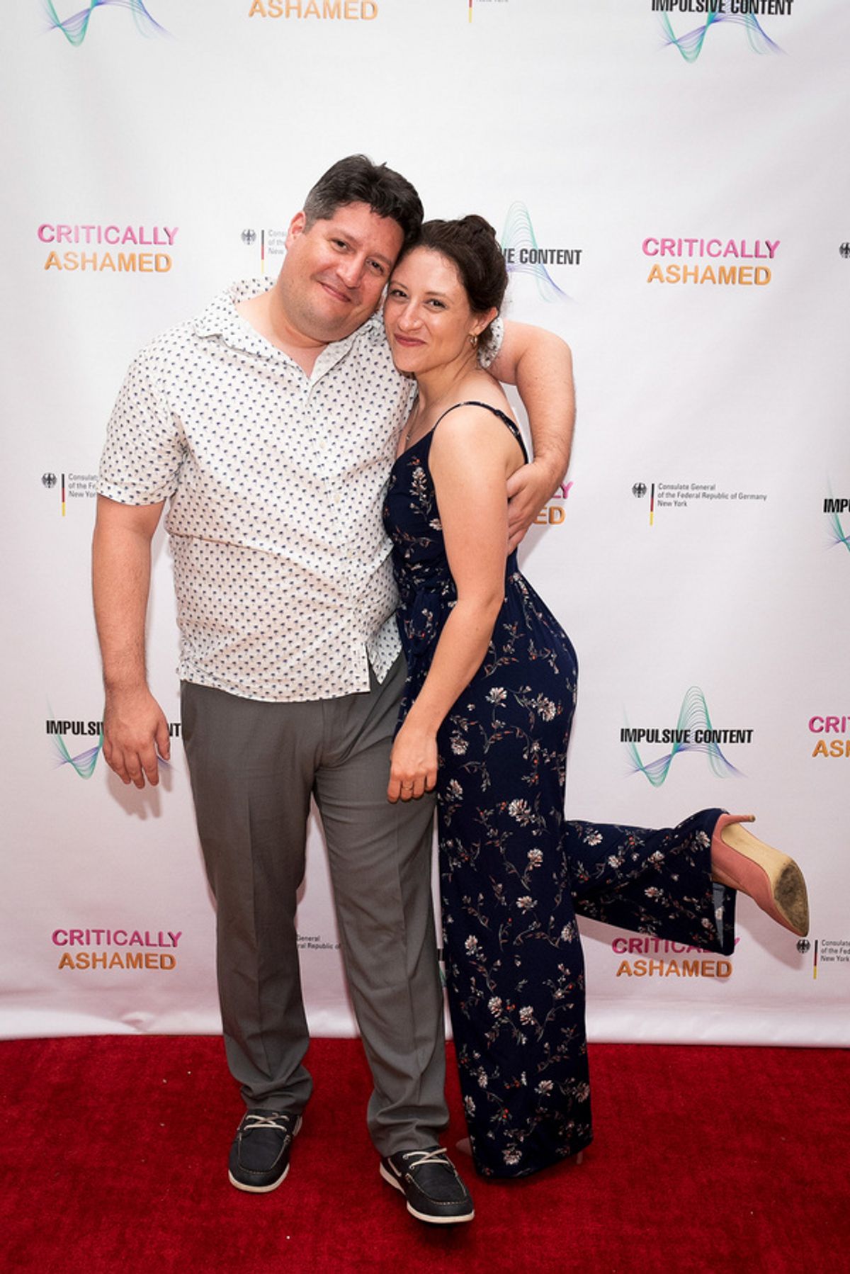 Chris Russell, Hannah Suesy at Photos: Inside the CRITICALLY ASHAMED Season Two Premiere In NYC