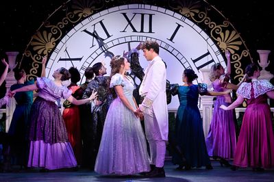 Ophelia Rivera and Aidan Cole with the cast of ‘Rodgers + Hammerstein’s Cinderell Photo