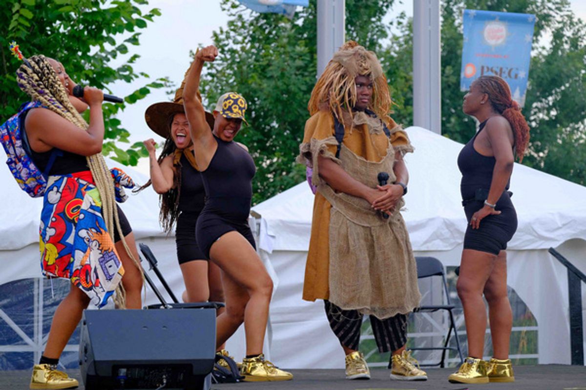 TaNisha Fordham, Alayna Miller, Tiffany Ocansey, Rahbert Britt, Donna Glaesener at 