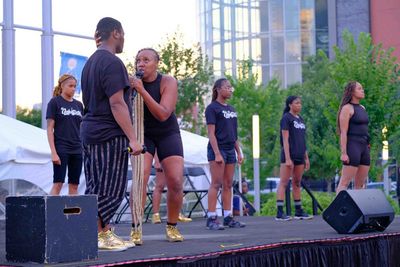Rahbert Britt, TaNisha Fordham, The Lab Sisterz Photo