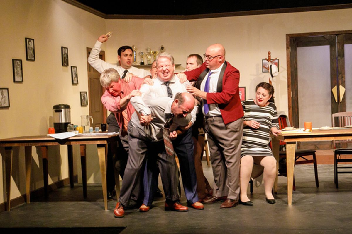 Ben Lupejkis, Lou Saliba, Nathan Gebhard, Matthew Abosamra, Shawn Plunkett, Jeremy Palmer, Peter Miller and Lyndsay Palmer at 