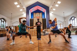 Joshua Robinson, Ako Mitchell, Stuart Rouse Photo