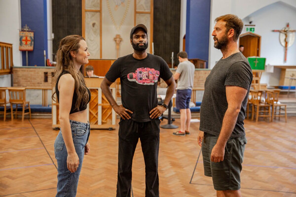 Samantha Barks, Ako Mitchell, Craig Eels at 