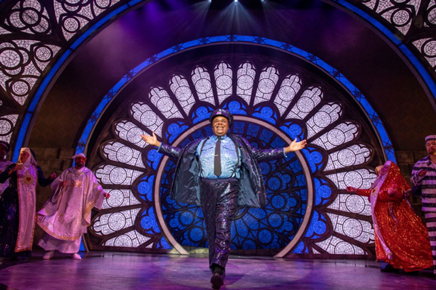 Photos: Inside Press Night For SISTER ACT at London's Eventim Apollo, Starring Jennifer Saunders, Beverley Knight, and More!  Image