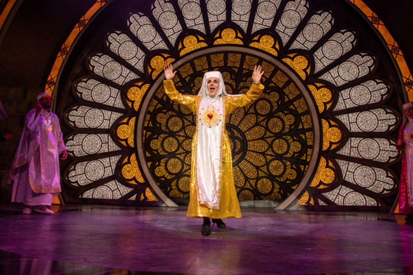 Photos: Inside Press Night For SISTER ACT at London's Eventim Apollo, Starring Jennifer Saunders, Beverley Knight, and More!  Image