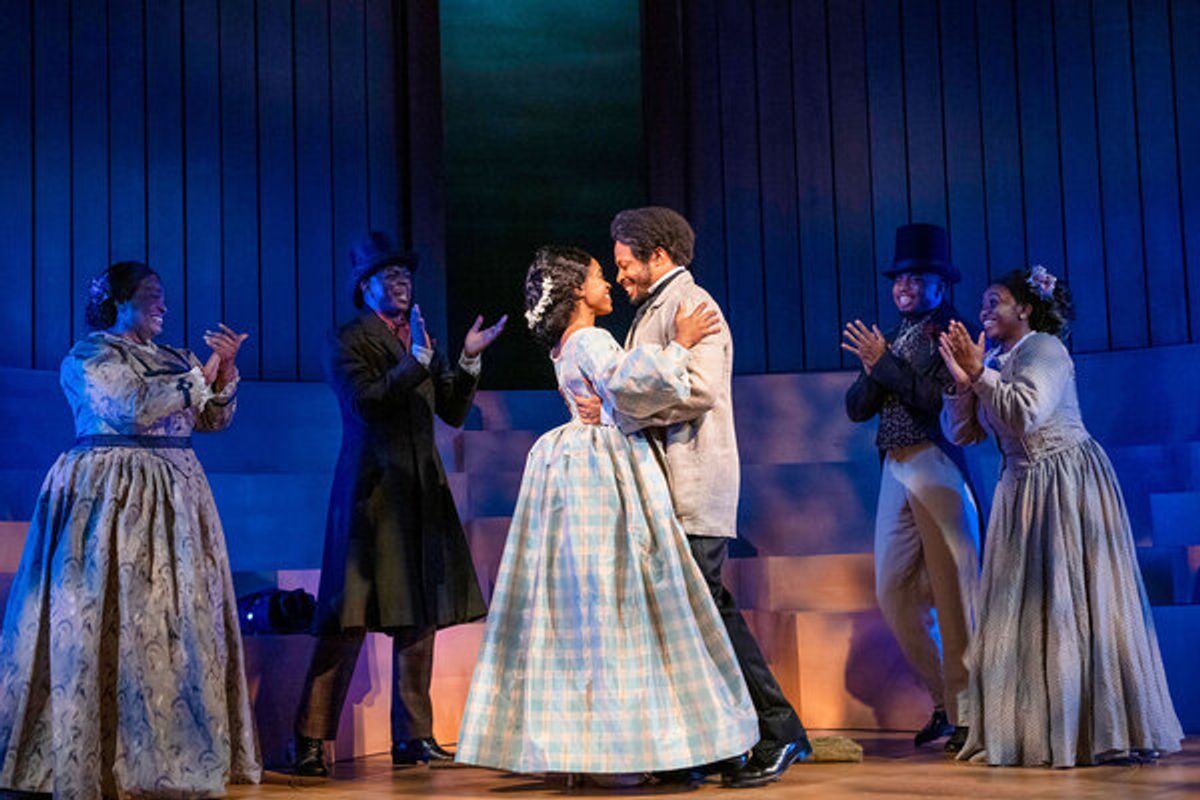 Kristolyn Lloyd, Cornelius Smith Jr., and cast at 