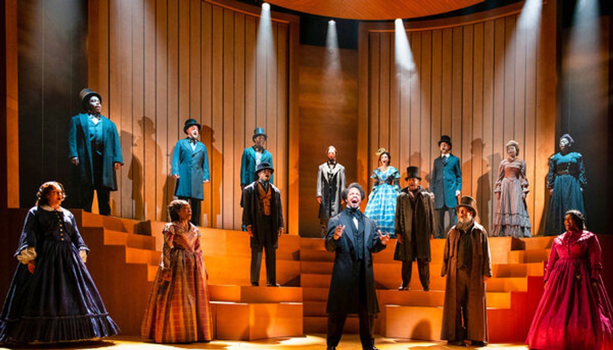 Cornelius Smith Jr. and cast at Photos: First Look at AMERICAN PROPHET: FREDERICK DOGLASS IN HIS OWN WORDS at Arena Stage