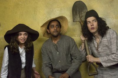 Addie Gomez as Second Watchman, Abhishek Ojha as Seacoal and Roland Netzer as First W Photo