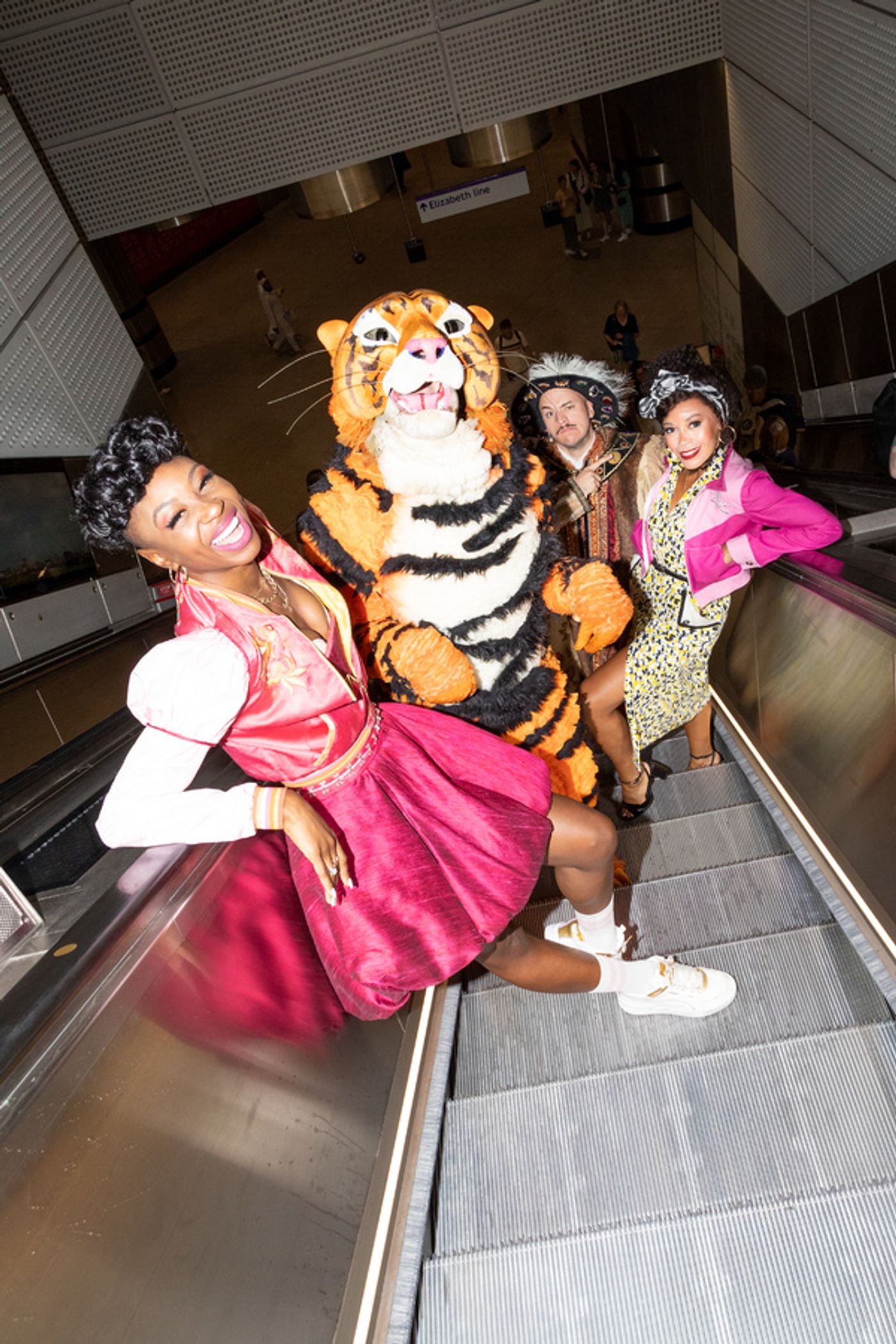 Photos: Cast Members From & JULIET, GREASE, and More Gather at Tottenham Court Road Station in Honour of Kids Week  Image
