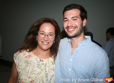Co-Founder and Chairman Broadway Asia's Simone Genatt and son Jacob Haft Photo