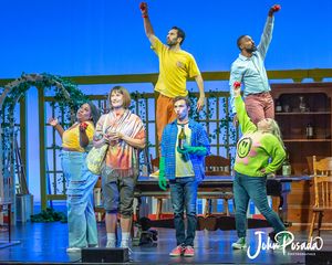 Alex Newell, Mark Evans, Pomme Koch, Wes Zurick, Megan Kane, and Allan K. Washington Photo