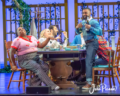 Alex Newell, Megan Kane, Pomme Koch, and Allan K. Washington Photo