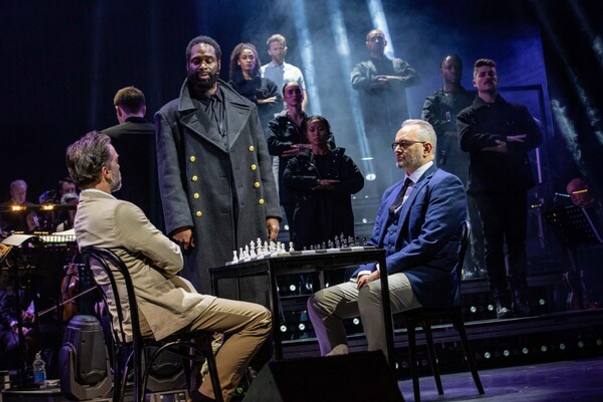 The cast of Chess-The Musical In Concert at 