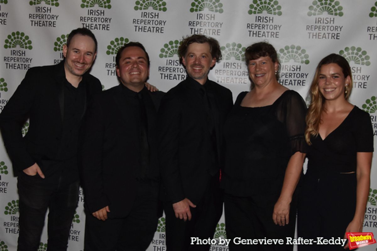 David Hancock Turner with the band- Mike Rosengarten, Joseph Wallace, Martha Hyde and Danielle Giulini at 