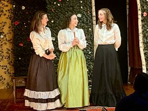 Claire Tyers, Aurelea, and Addie Gomez @ BroadwayWorld Claire Tyers, Aurelea, and Addie Gomez Photo