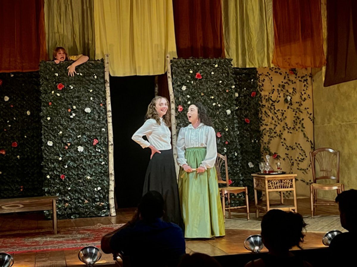 Chelsea LeSage, Addie Gomez and Aurelea at Photos: First Look at Stag & Lion Theatre Company's MUCH ADO ABOUT NOTHING At The Trinity Theatre