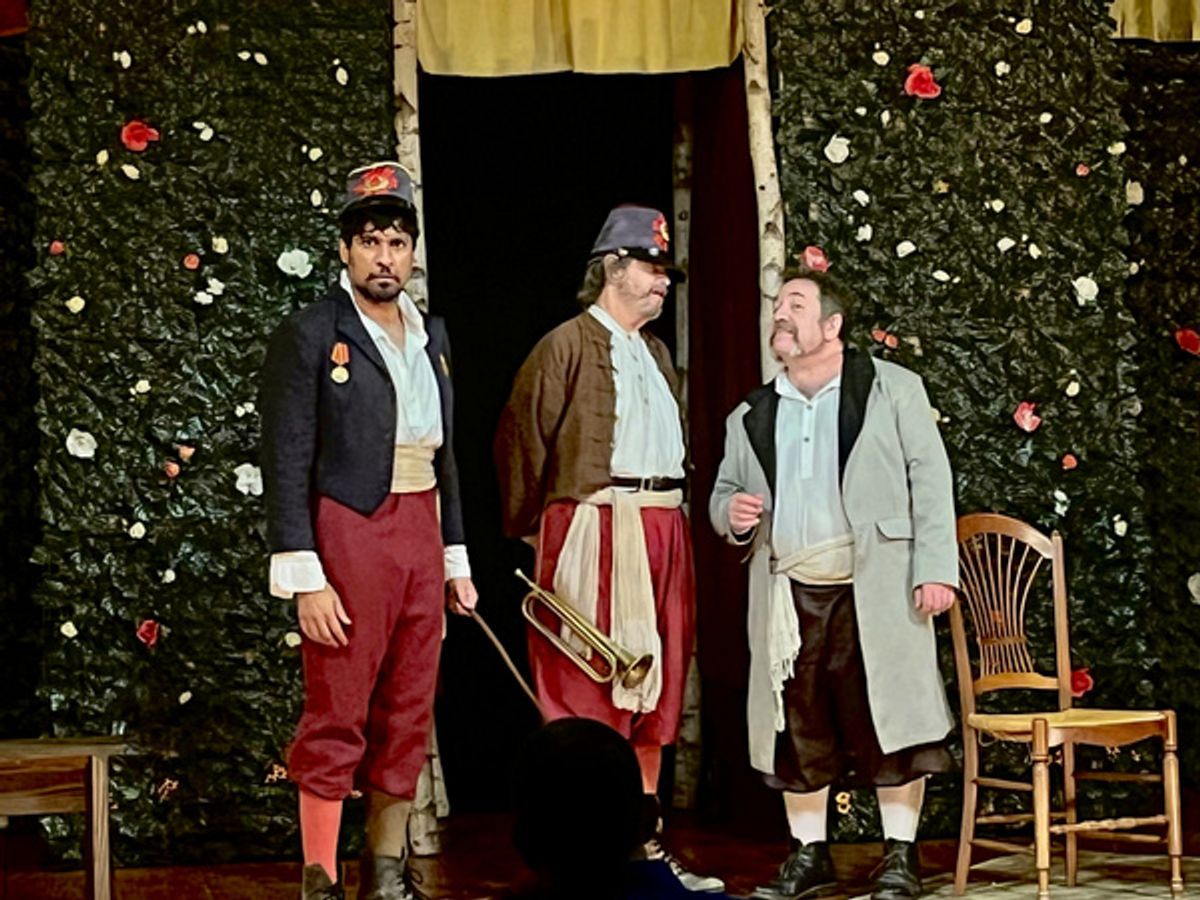 Anuj Parikh, Don McManus and Linus Gelber at Photos: First Look at Stag & Lion Theatre Company's MUCH ADO ABOUT NOTHING At The Trinity Theatre