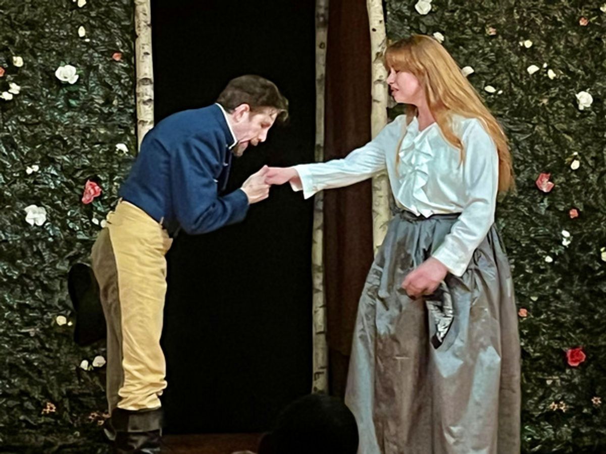 Joshua Koehn and Chelsea LeSage at Photos: First Look at Stag & Lion Theatre Company's MUCH ADO ABOUT NOTHING At The Trinity Theatre
