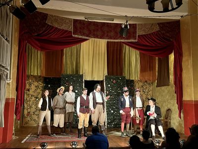 The company of Much Ado About Nothing. Photo